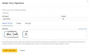 Sign Contracts for Property Electronically